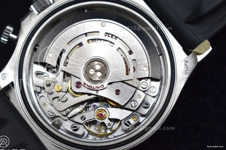 SA4130 Clean Silver Daytona 116519 Black 1:1 Best Edition Strap on Rubber Dial Elegant 904L Case SS 414 V 0331